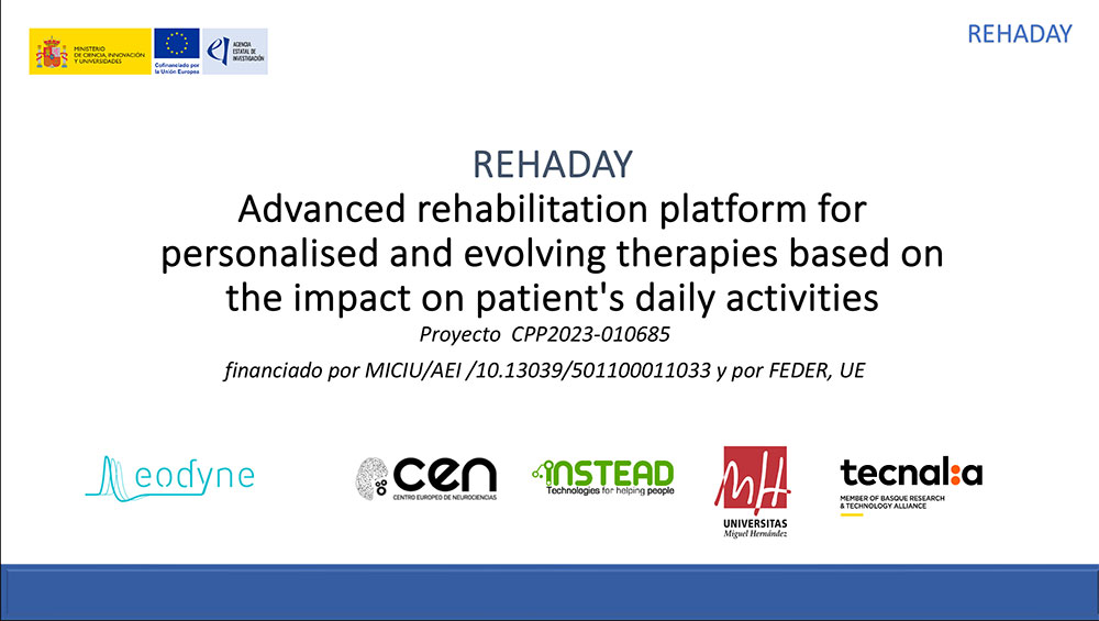 Nueva frontera en la neurorehabilitación: el proyecto REHADAY